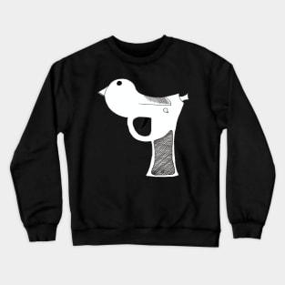 twitter Gun Crewneck Sweatshirt